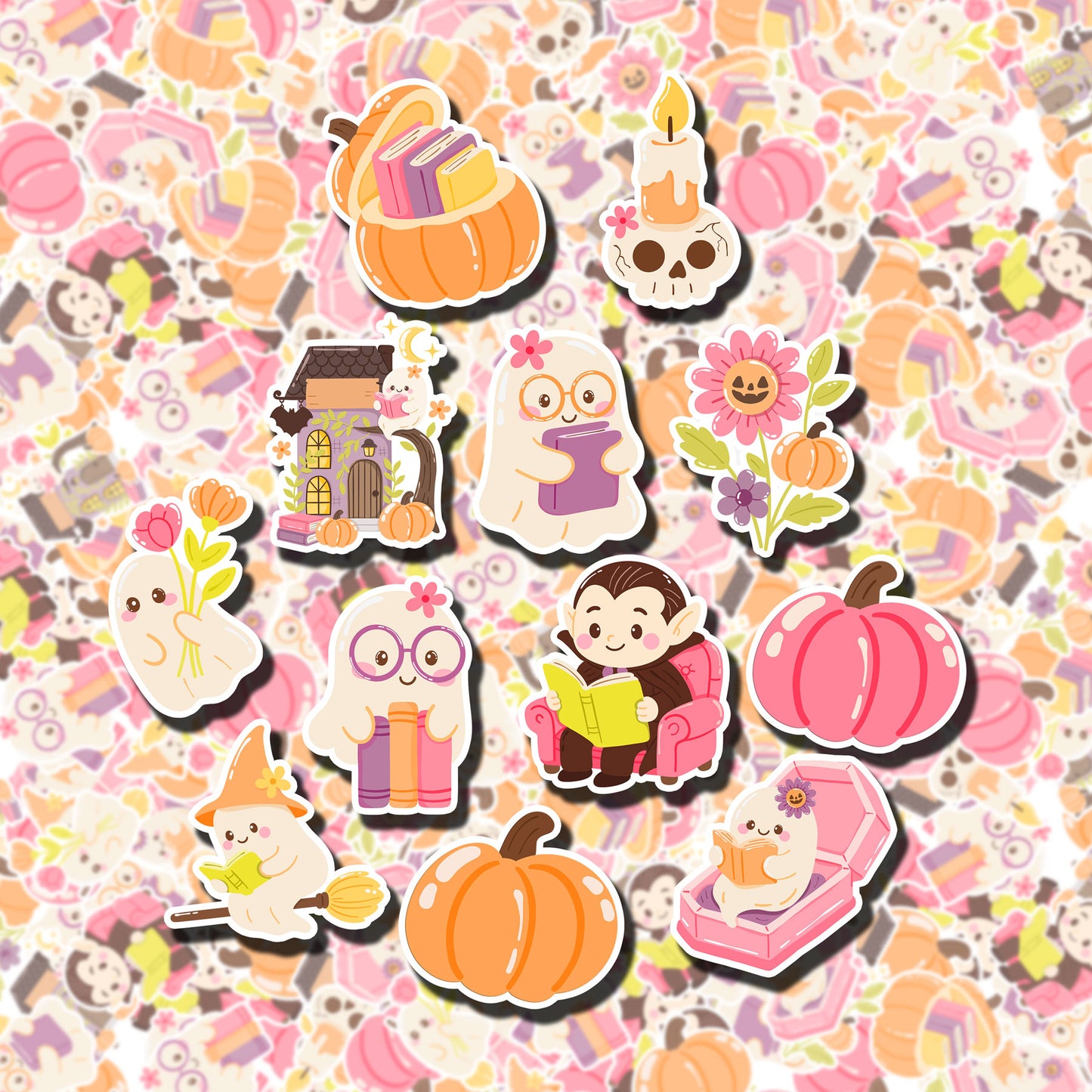 Bookish Spooky Sticker Pack