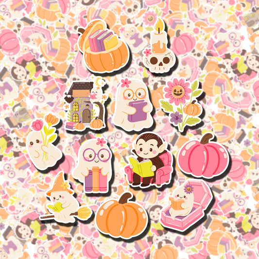 Bookish Spooky Sticker Pack
