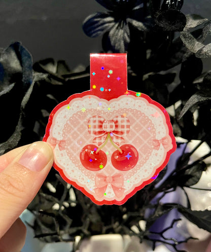 Coquette Cherry Magnetic Bookmark