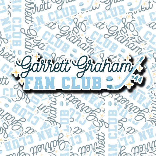 Garret Graham Fan Club Sticker