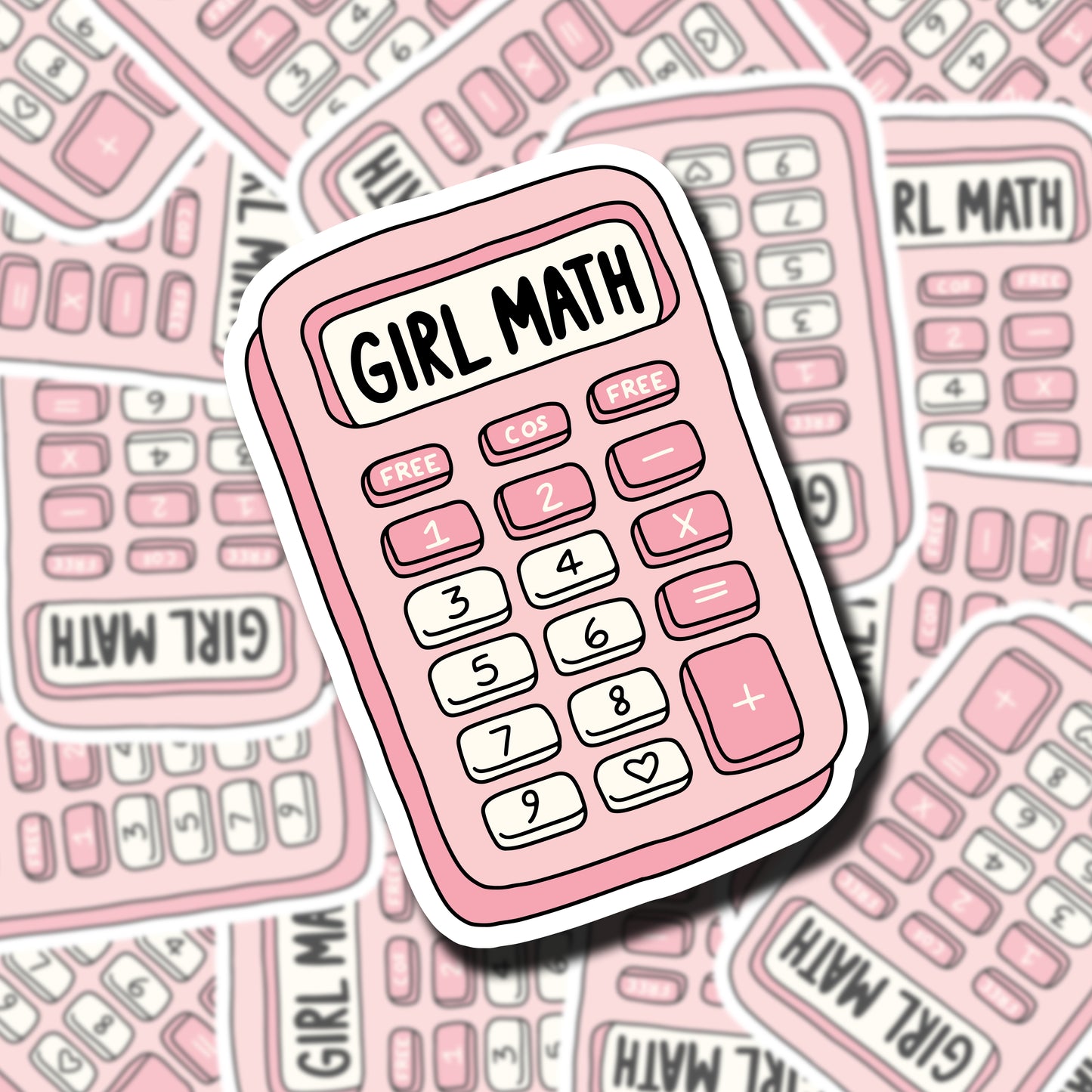 Girl Math Sticker