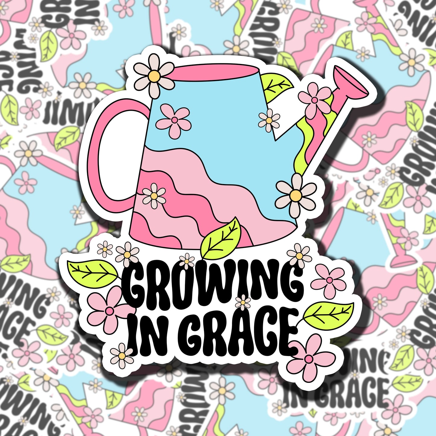 Growing In Grace Sticker