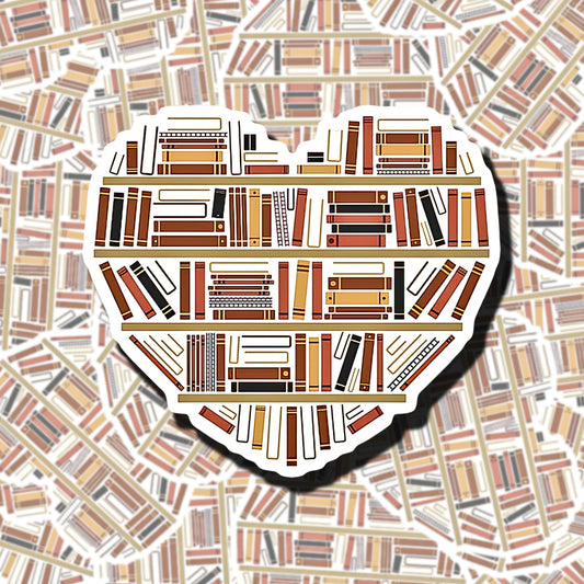 Heart Shaped Bookshel