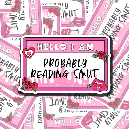 Probaby Reading Smut Sticker