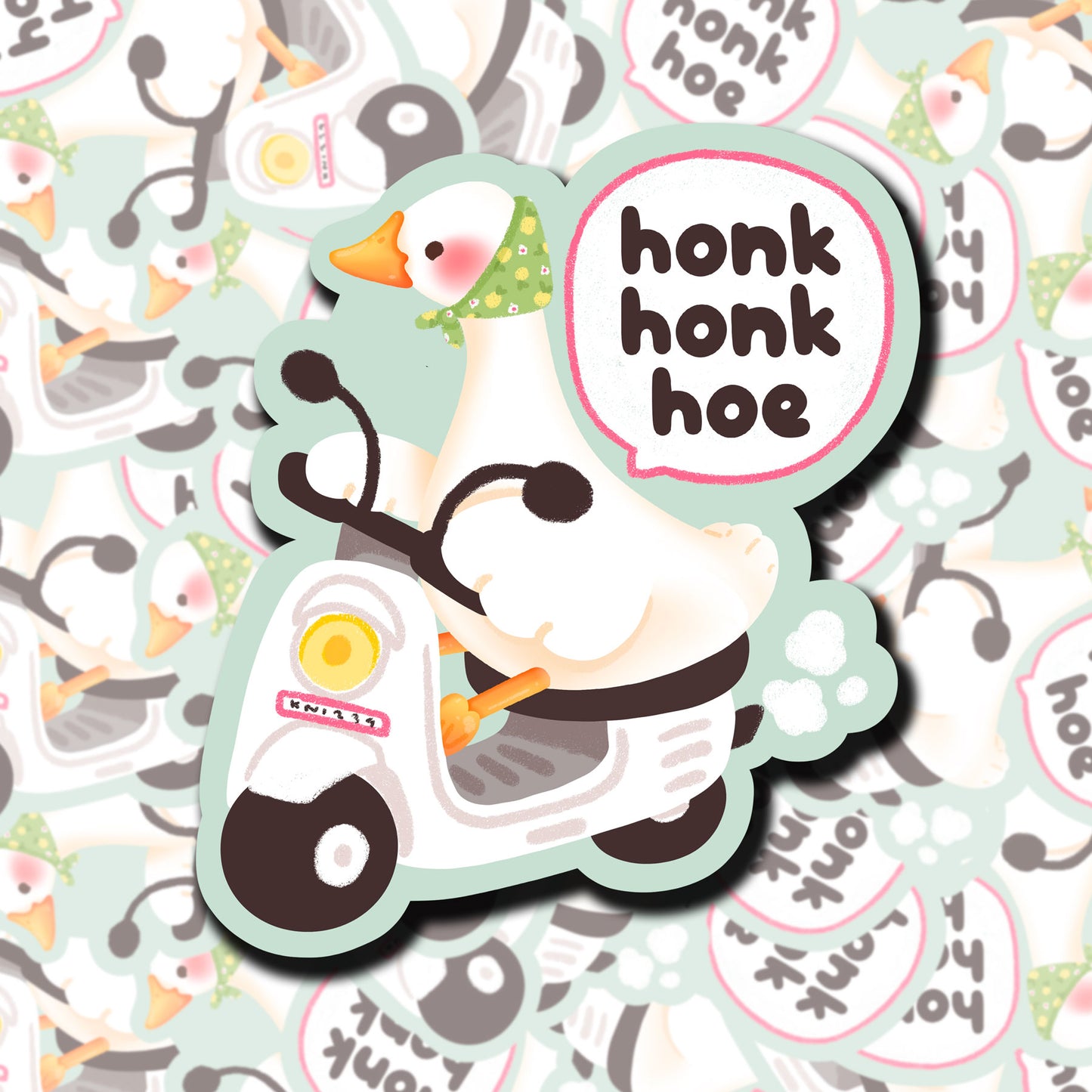 Hon Honk Hoe Sticker