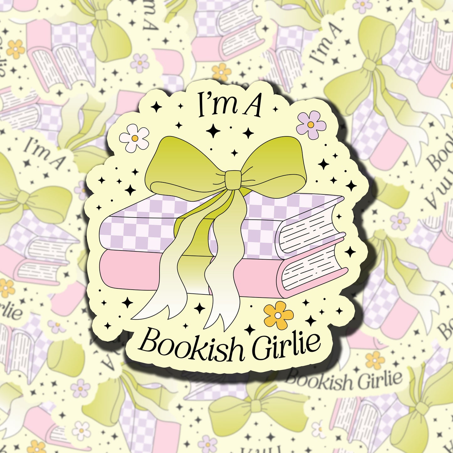 I'm a Bookish Girlie Sticker