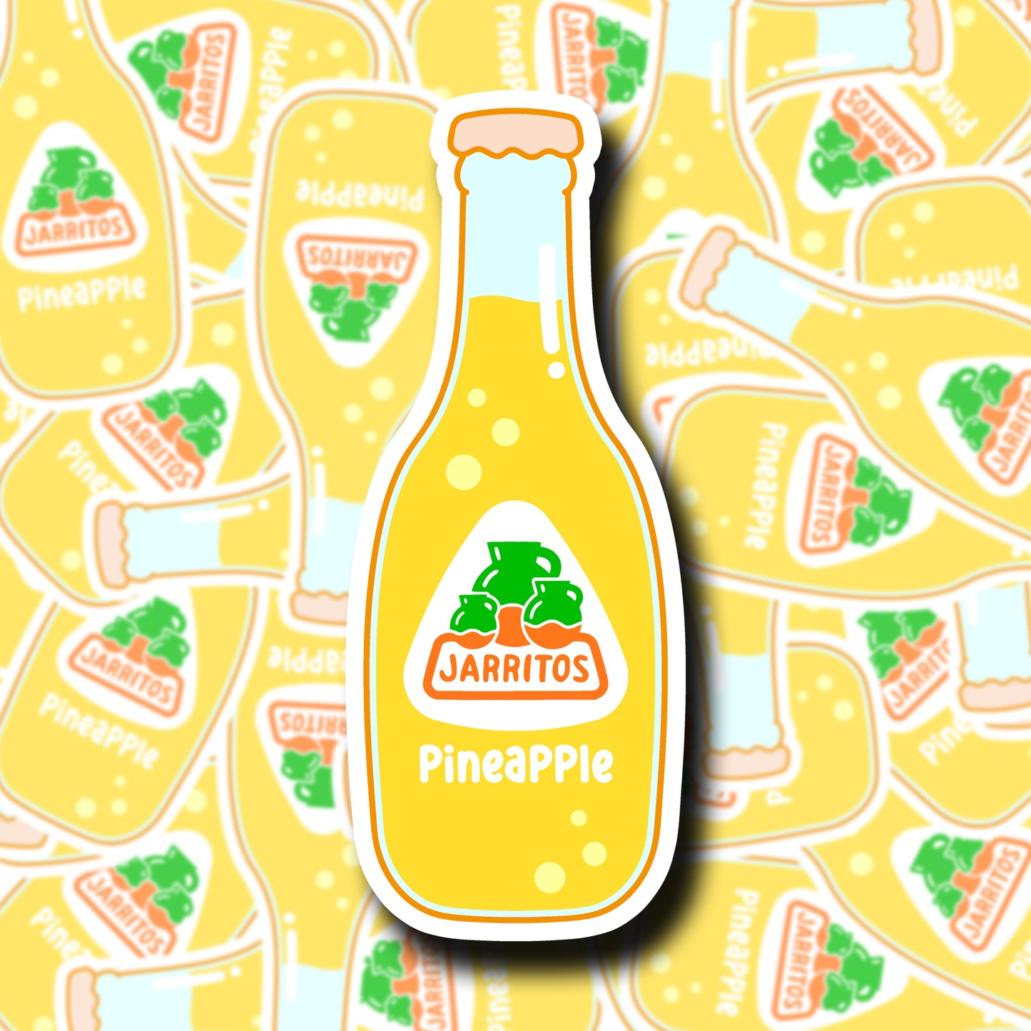 Mexican Soda Sticker (pineapple)