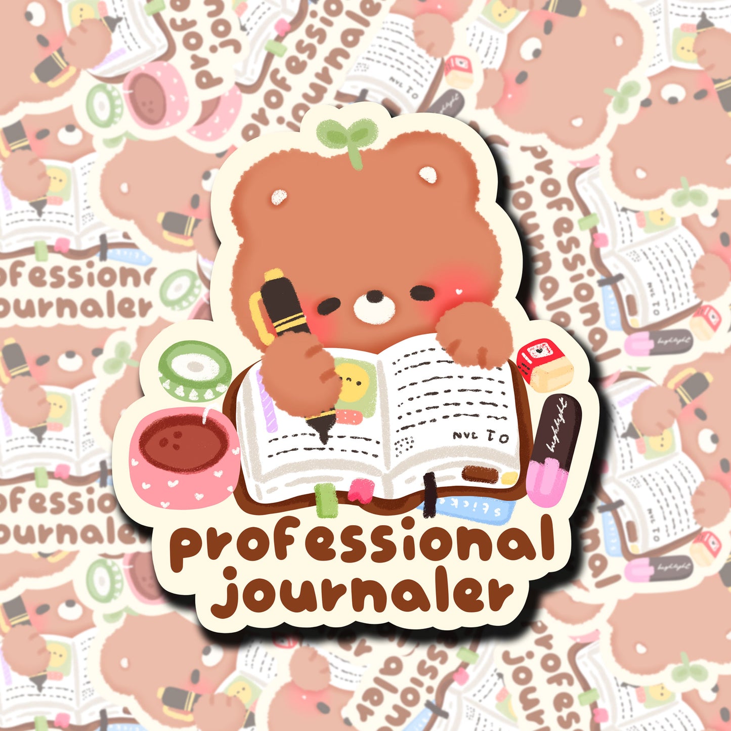 Professional Journaler Sticker