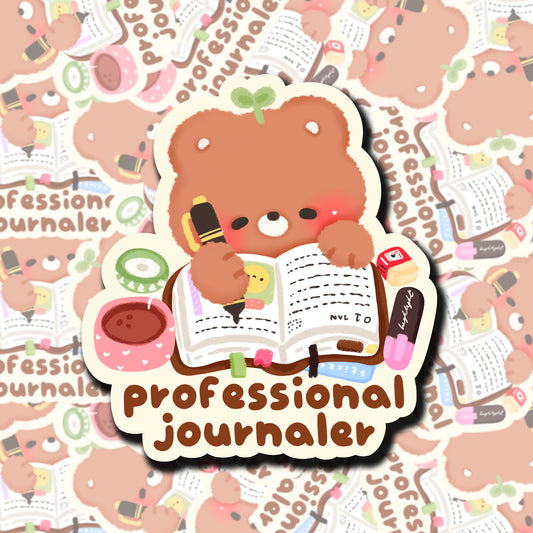 Professional Journaler Sticker