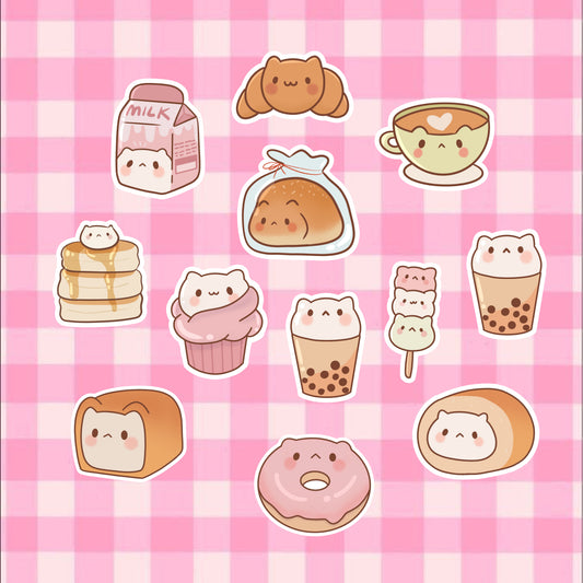 Kawaii Bakery Cat (assorted pack)