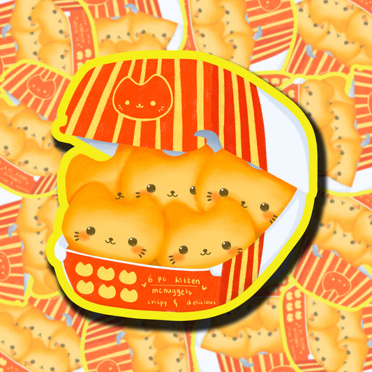 Kitten Nuggets Sticker