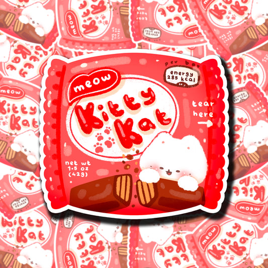 Kitty Kat Sticker
