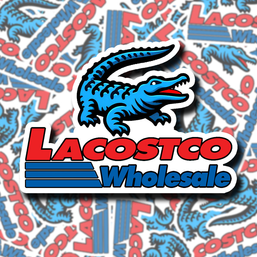 Lacostco Wholesale Costco Sticker