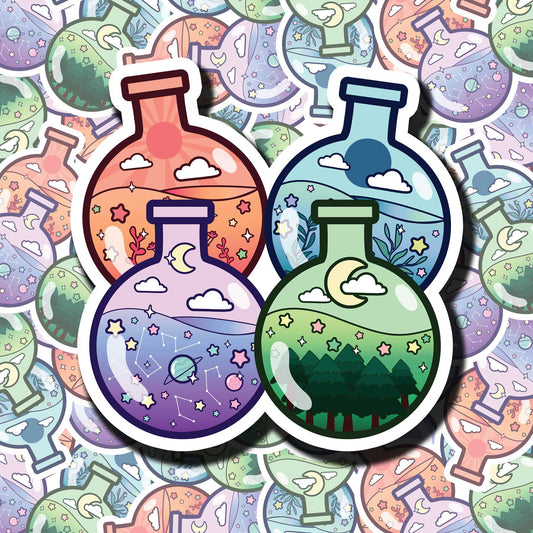 Landscape Bottles Sticker Bundle