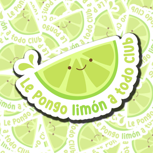 Le Pongo Limon A todo Sticker