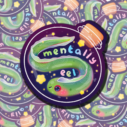 Mentally Eel Sticker