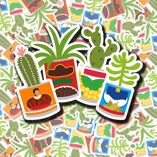 Mexi-Can Plant Sticker Pack