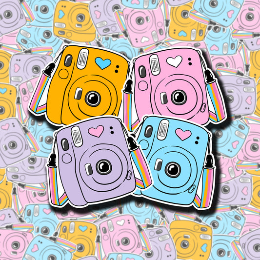 Retro Camera Sticker Pack (holographic)