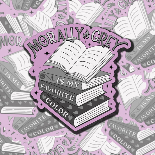 Morally Grey Sticker