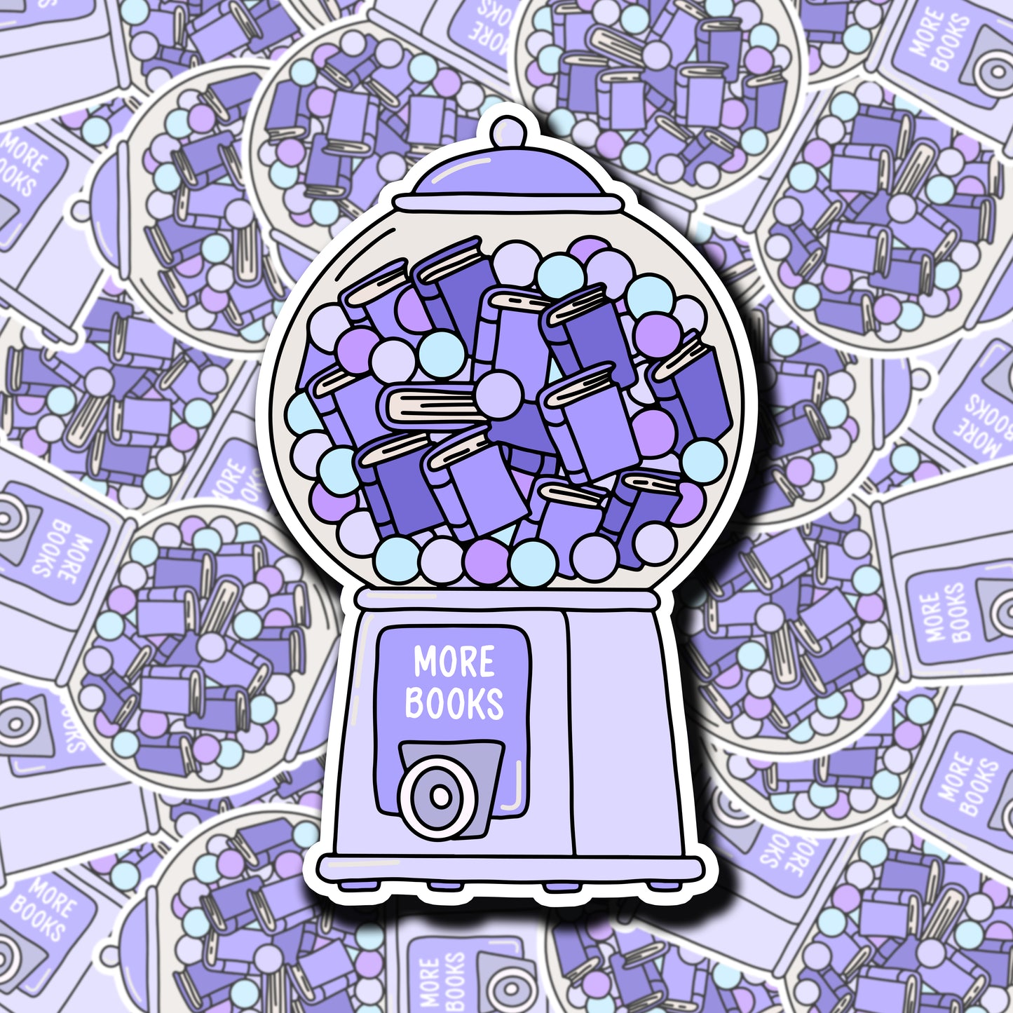 Book Dispenser Sticker (holographic)