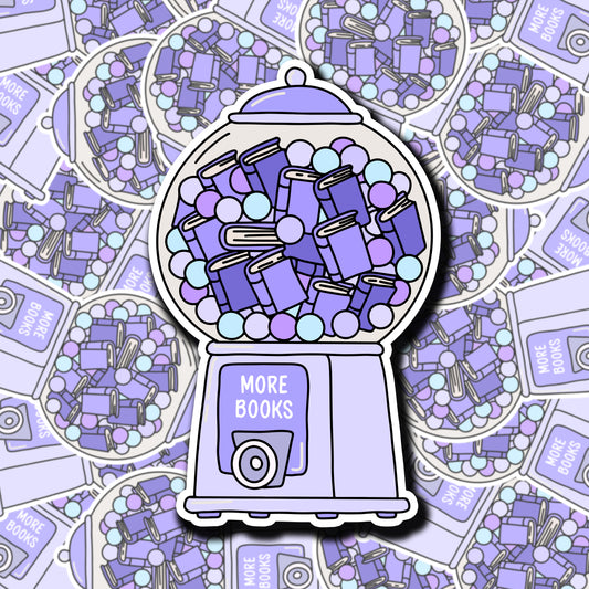 Book Dispenser Sticker (holographic)