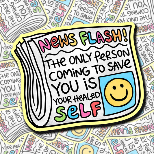News Flash Sticker