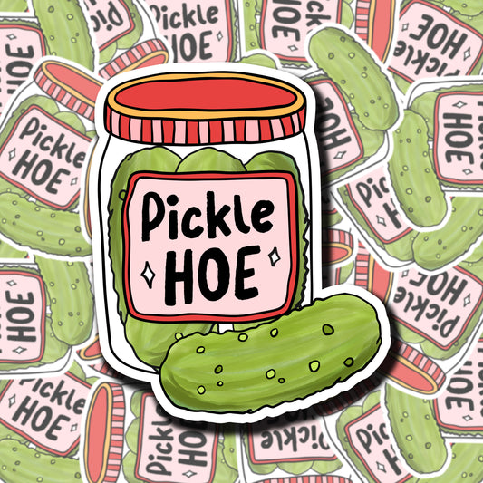 Pickle Hoe Sticker