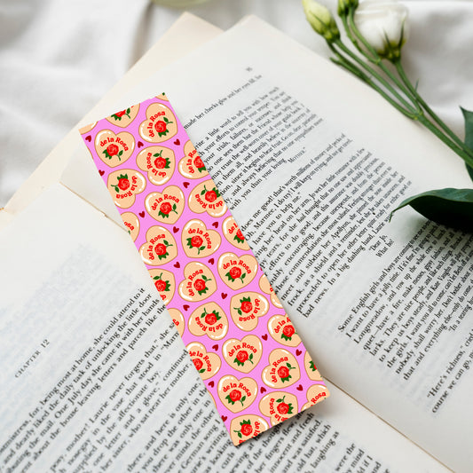 Valentine's Heart Mazapan Bookmark (Pink)