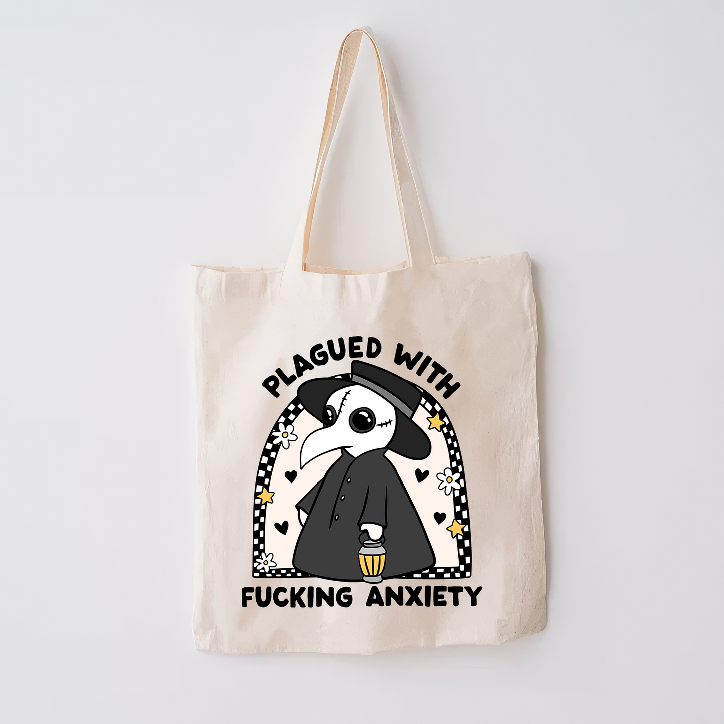 Plagued With Anxiety Tote Bag