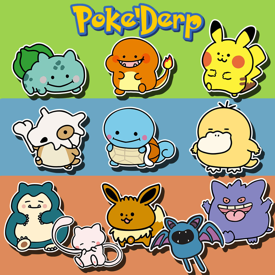Derp Poke Sticker Pack