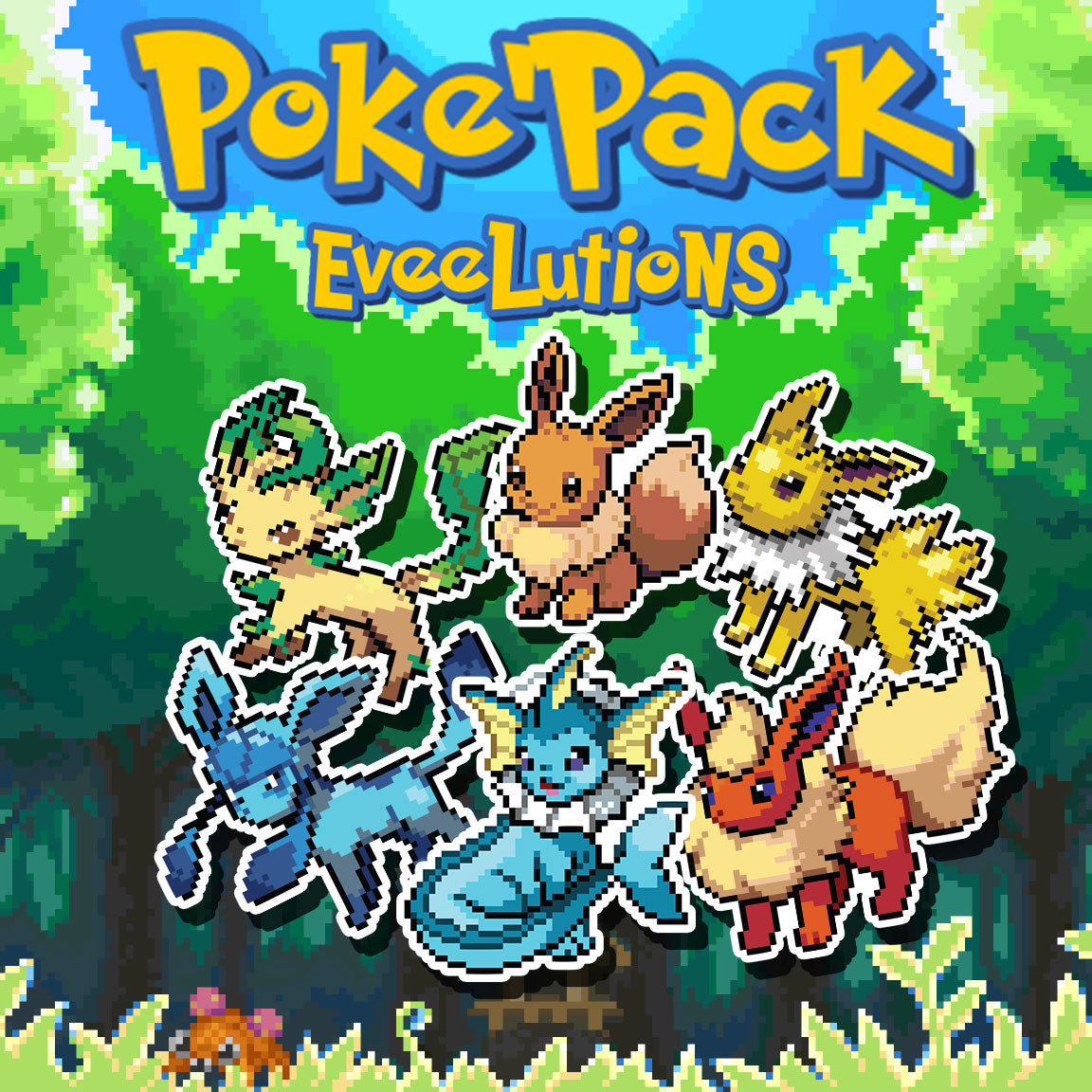 Poke Eveelutions Sticker Pack