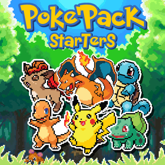 Poke Starters Sticker Pack