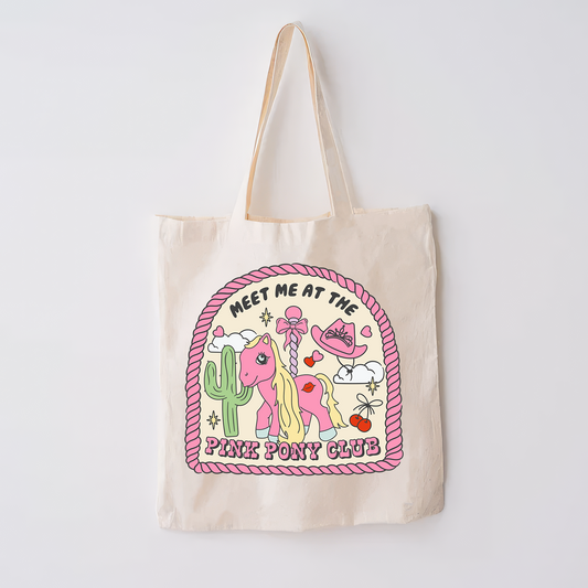 Pink Pony Club Tote Bag