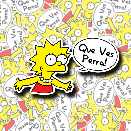 Que Ves Sticker