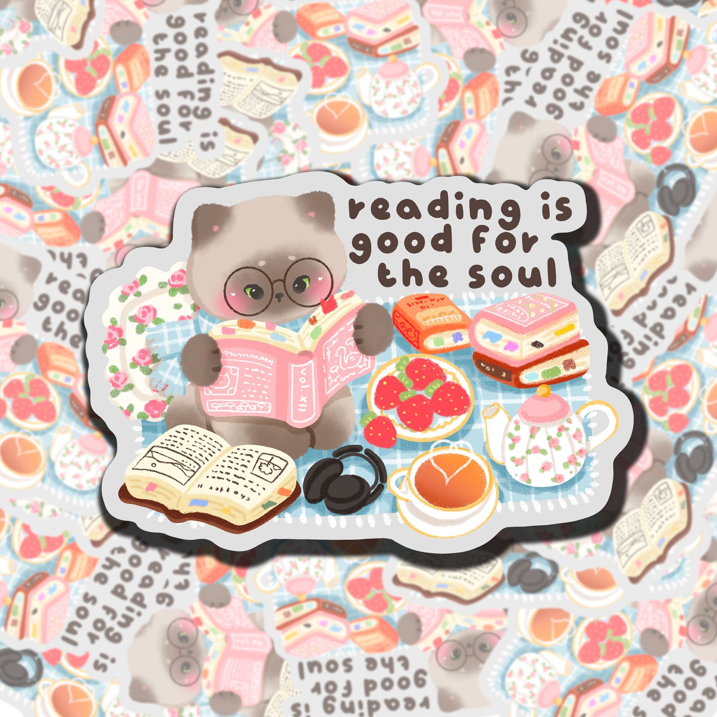 Reading Is Good For The Soul Sticker
