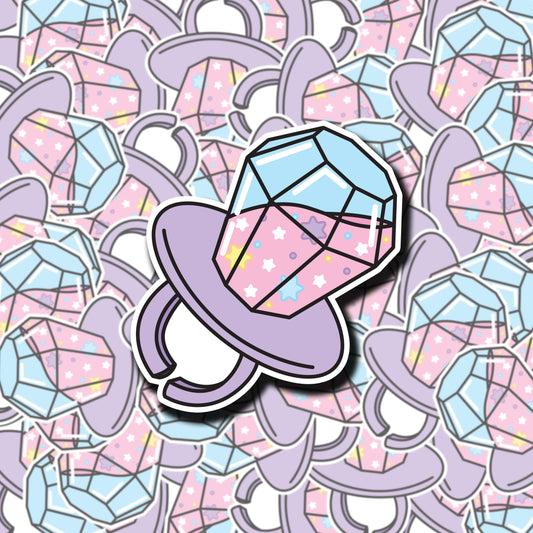 Kawaii Ring Pop Sticker
