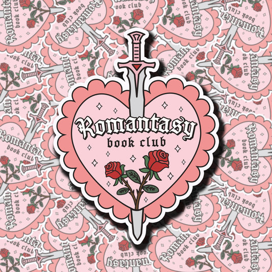 Romantasy Heart Sticker