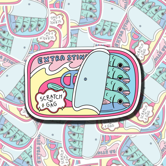 Sardine Can Sticker