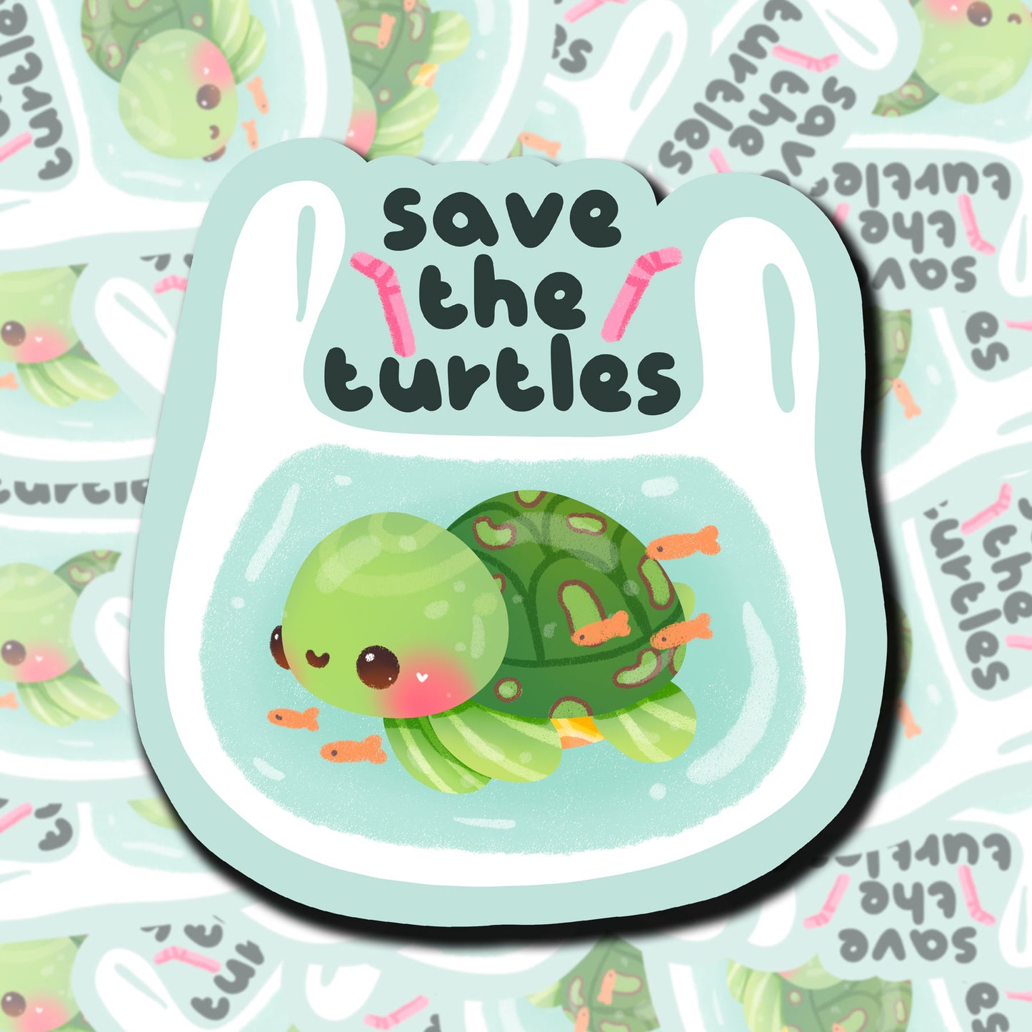 Save The Turtles Sticker