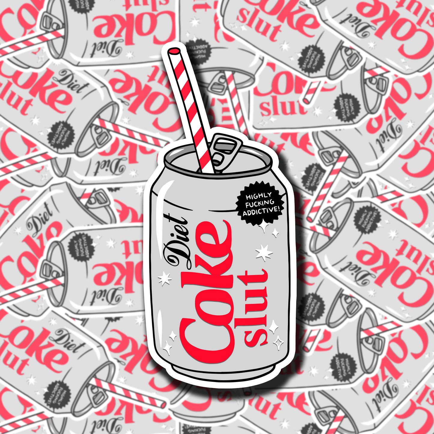 Diet Coke Slut Sticker