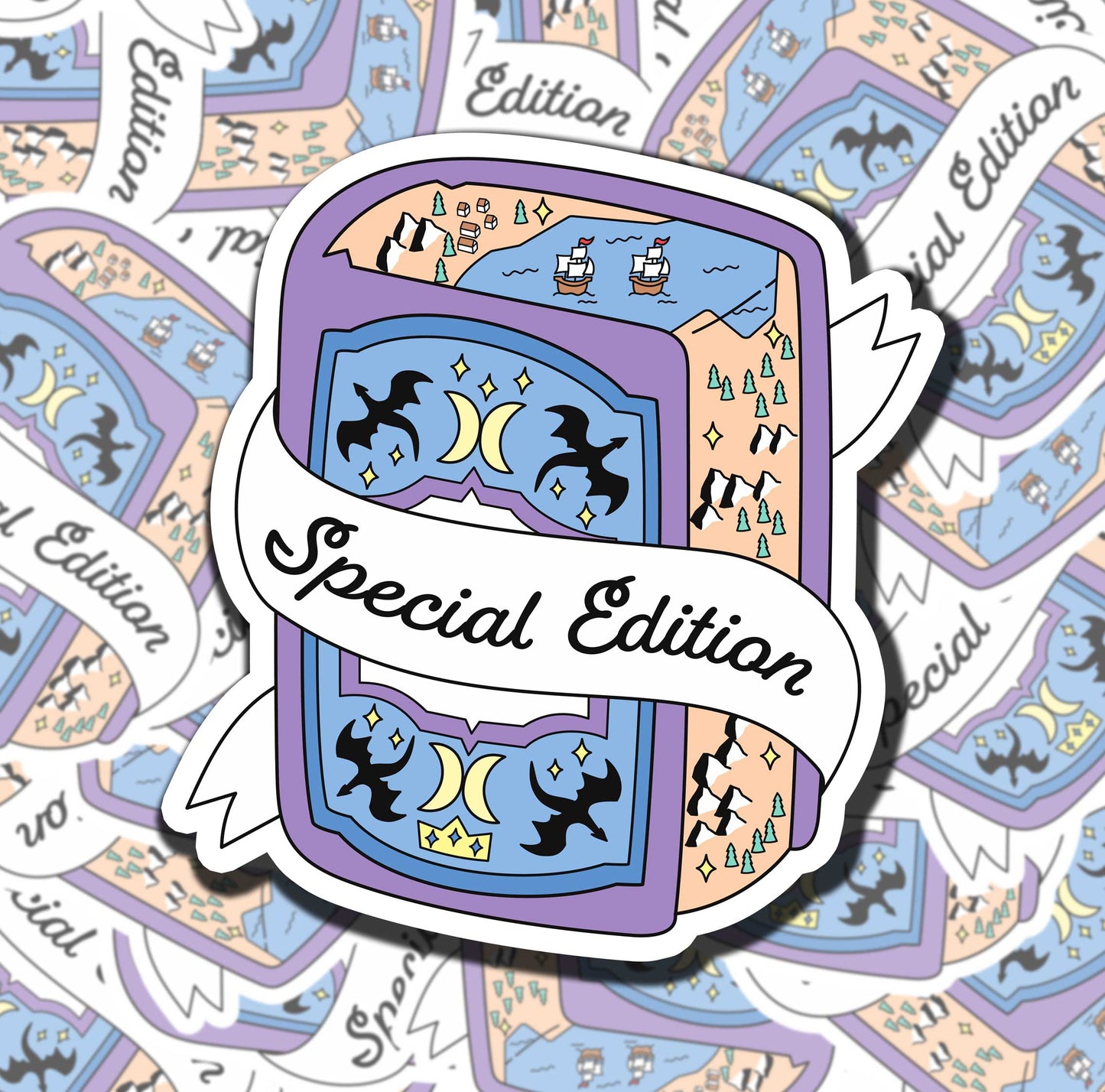 Especial Edition Fantasy Book Stikcer