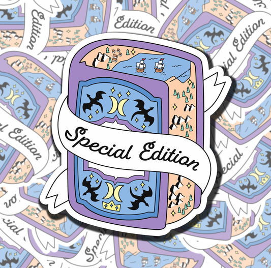 Especial Edition Fantasy Book Stikcer