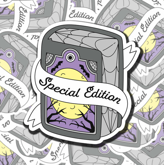 Special Edition Horror Book Sticker
