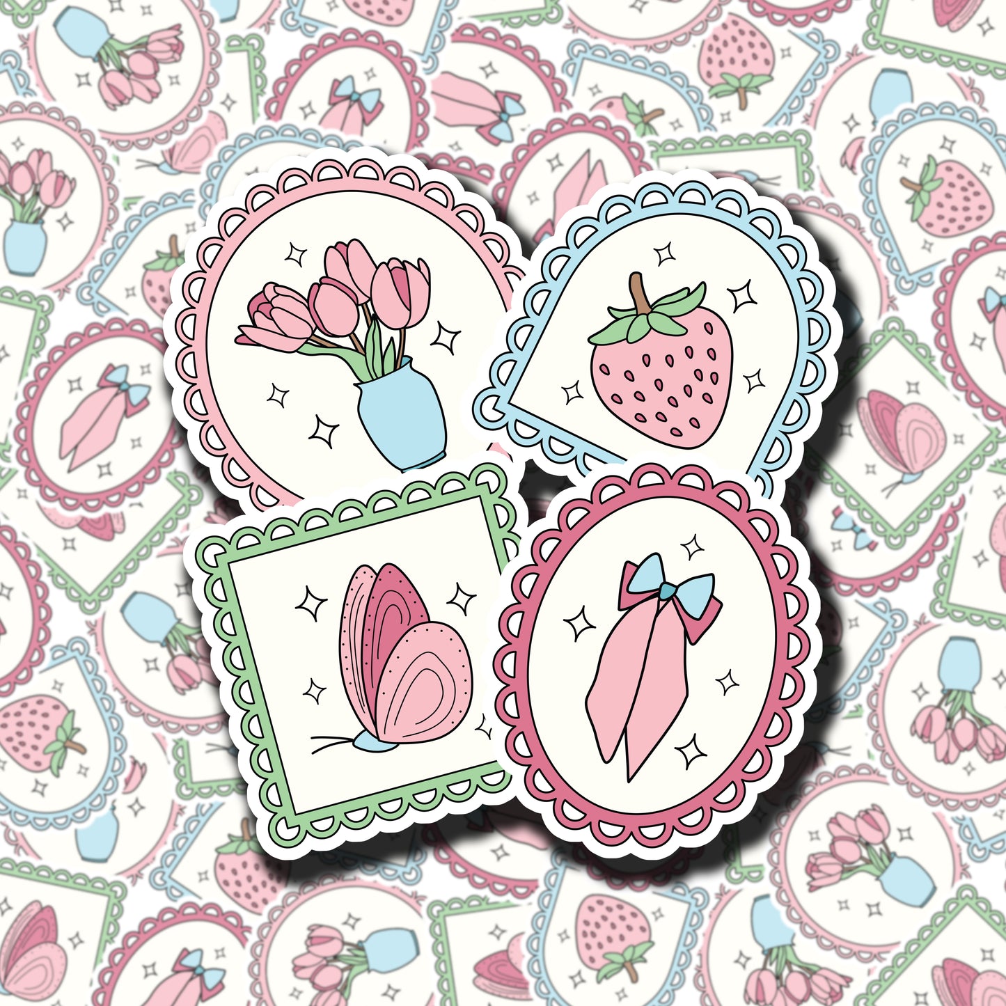 Spring Picture Frames Sticker Pack