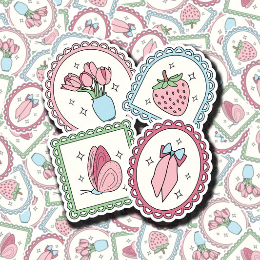 Spring Picture Frames Sticker Pack
