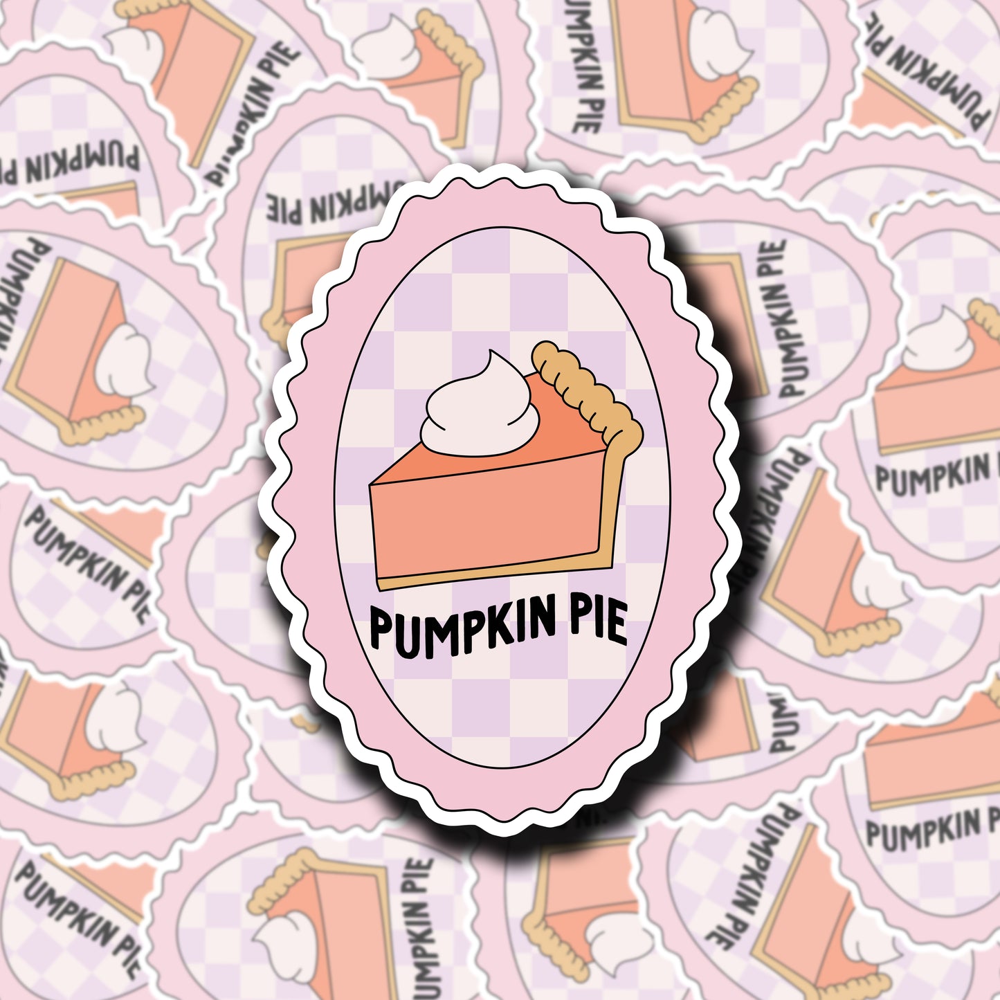 Pumpkin Pie Stamp Sticker