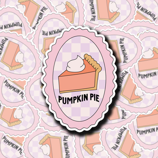 Pumpkin Pie Stamp Sticker