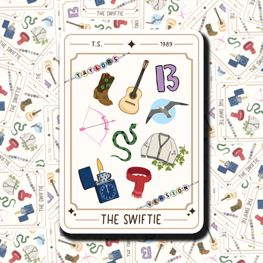 The Swifty Tarot Card Sticker