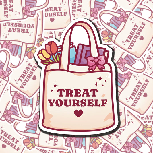 Bookish Tote Bag Sticker
