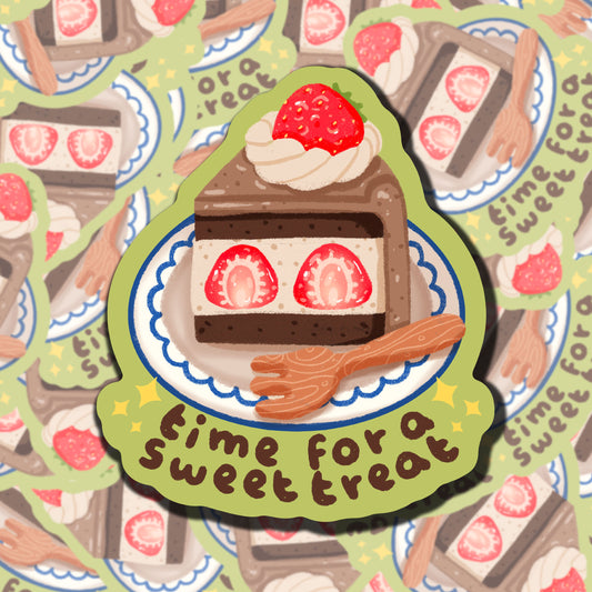 Time For A Treat Sticker